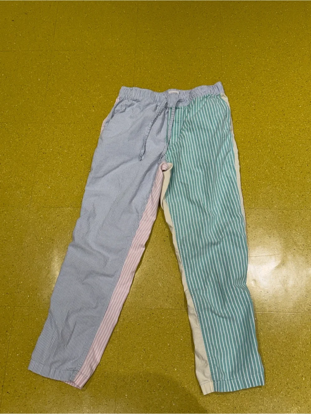 J. Crew Multicolor Stripe Pajama Set (Size Medium)